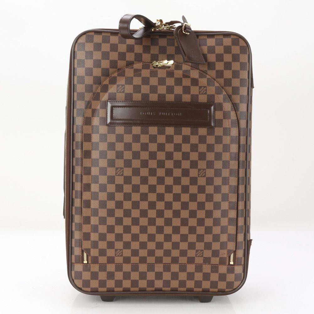 極美品 ルイヴィトン ダミエ ペガス 55 N41187 レザー 2WAY スーツ