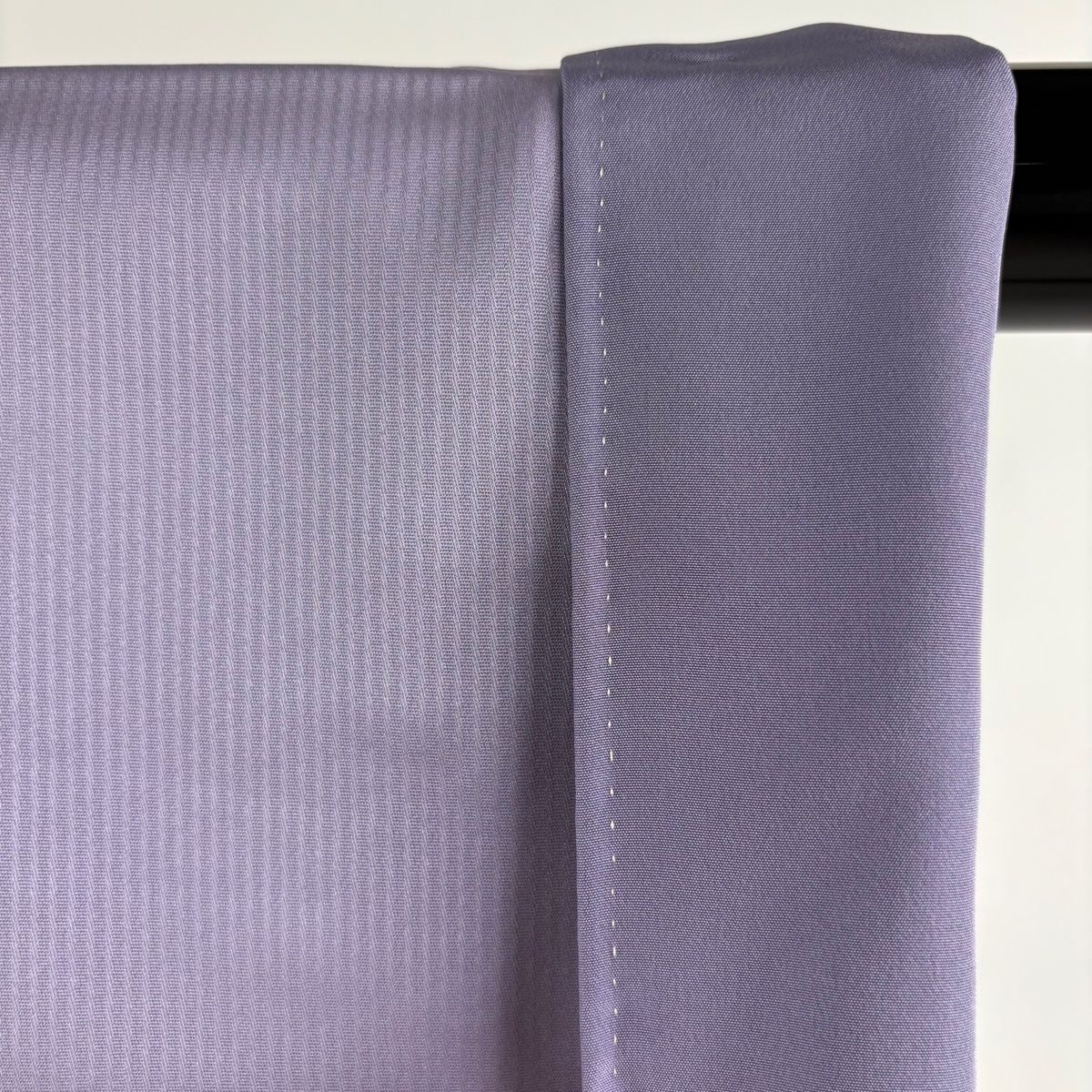 付下げ 身丈158cm 裄丈66.5cm M 袷 草花 刺繍 薄紫 正絹 逸品 【中古  