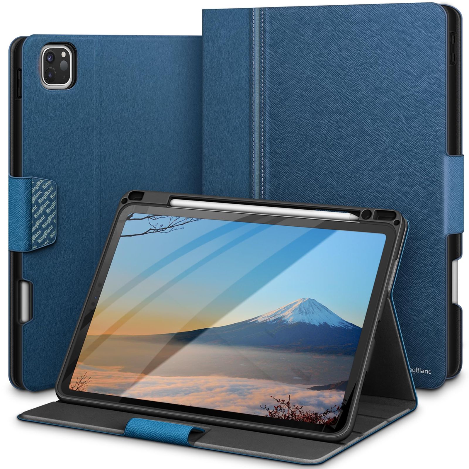新品 KingBlanc iPad Pro 12.9 ケース 第6世代 2022 第5/4世代(2021 