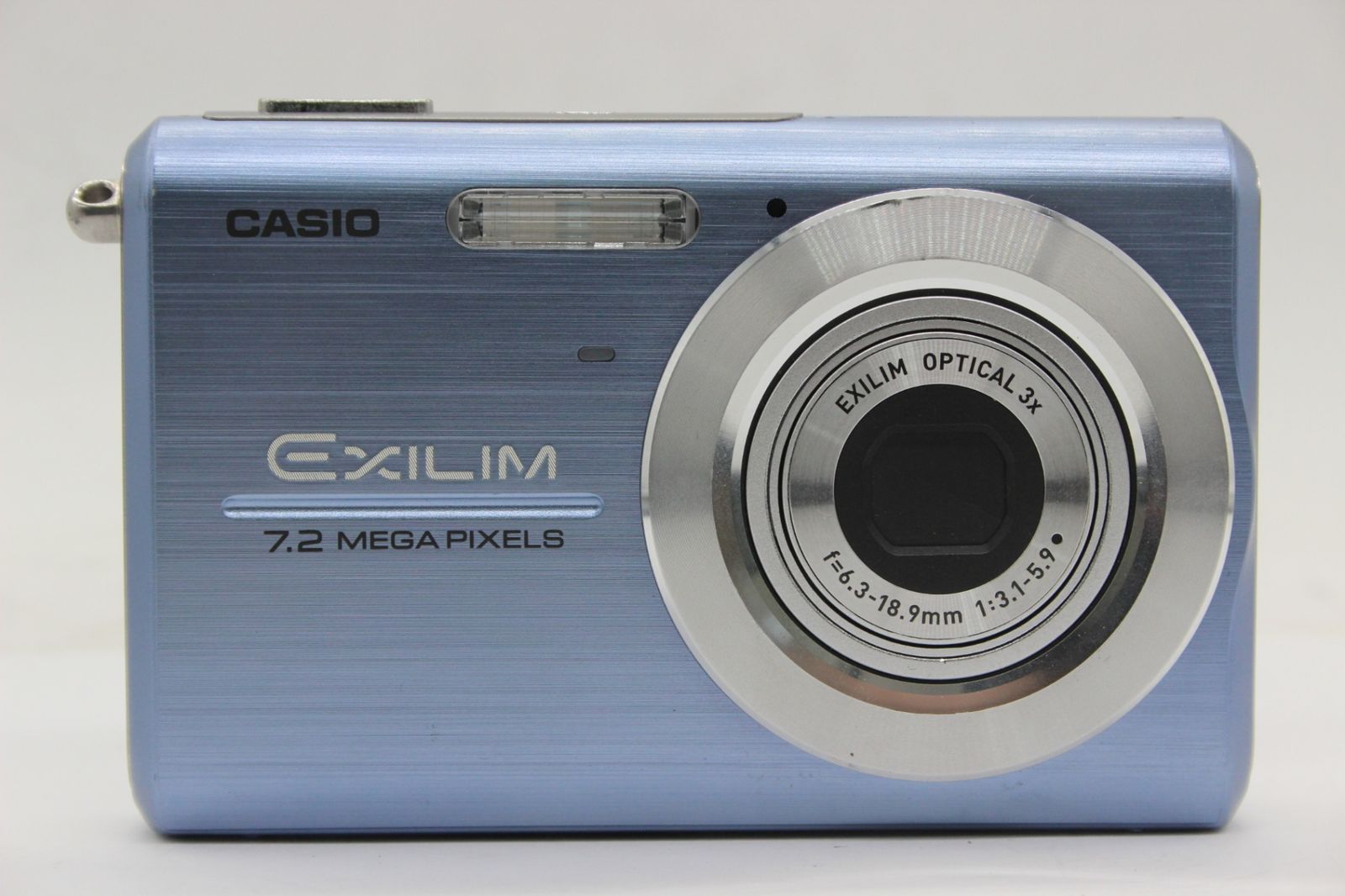 【返品保証】 カシオ Casio Exilim EX-Z75 ブルー 3x バッテリー付き コンパクトデジタルカメラ v625