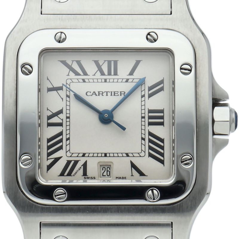 カルティエ サントスガルベLM ウォッチ W20060D6 SS ユニセックス時計  
