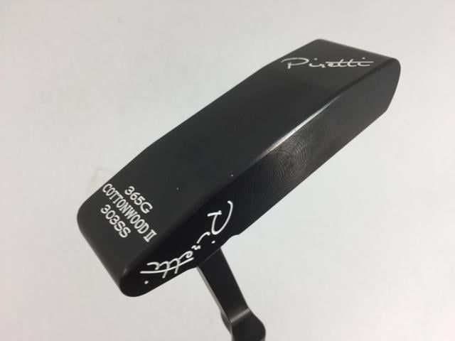 返品OK ゴルフクラブ Piretti ピレッティ COTTONWOOD2 CW2 ミッドナイトブラック パター 2021 オリジナルスチール パター