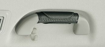 HONDA ホンダ STEPWGN ステップワゴン ホンダ純正 本革巻きグリップ（グラブレール） コートフック有りタイプ（グレー／ベージュ） 【 2015.10〜次モデル】