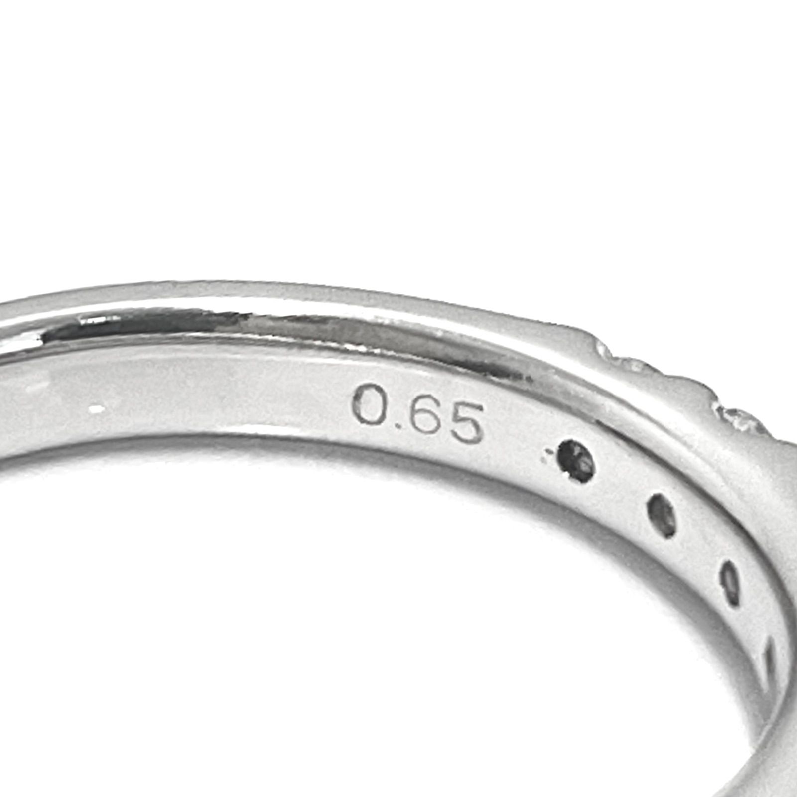 TASAKI / タサキ ハーフエタニティ ダイヤリング Pt1000 0.65ct TASAKI / タサキ ハーフエタニティ ダイヤリング Pt1000 0.65ct
