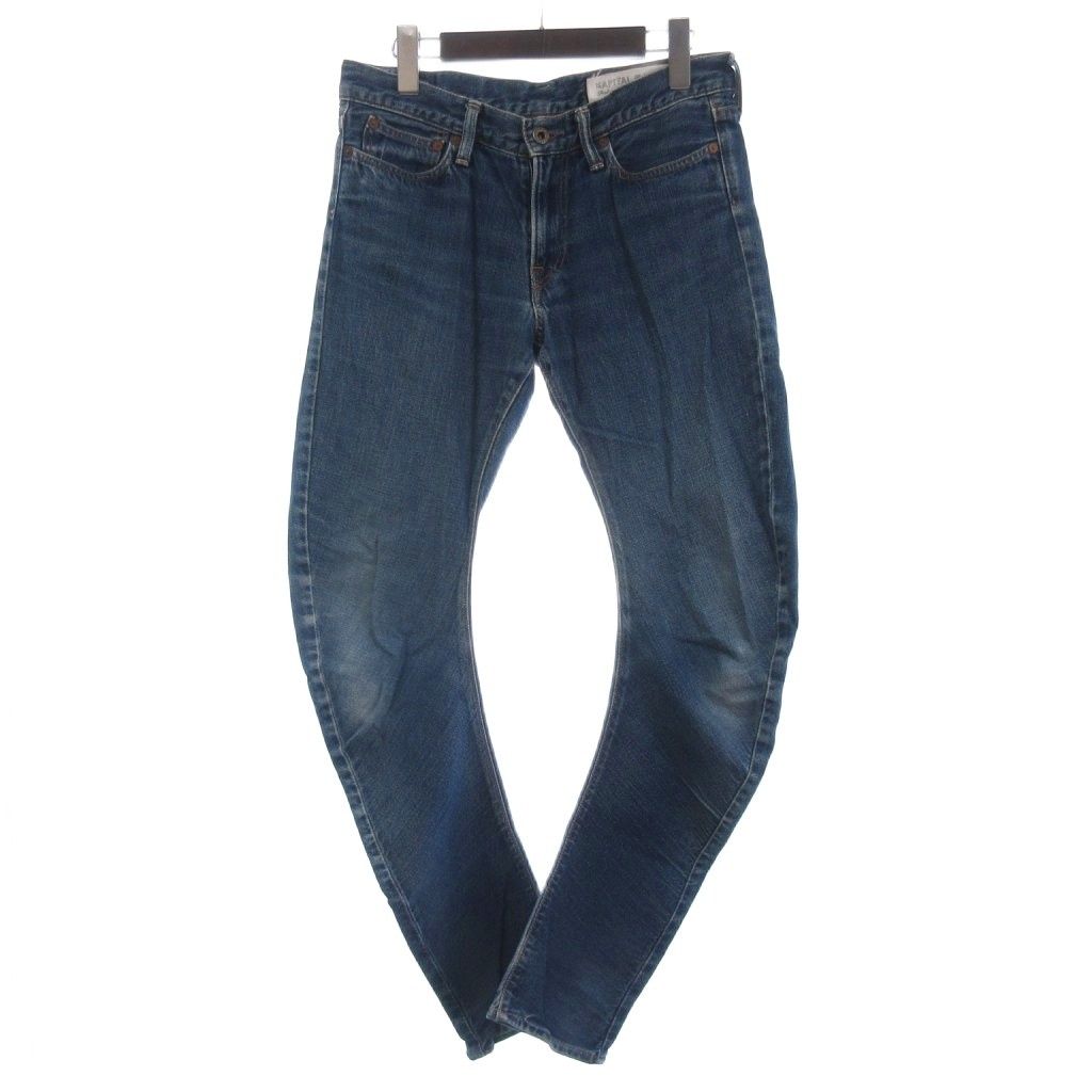 キャピタル kapital デニム パンツ ジーンズ バナナデニム スリム S 青 ブルー