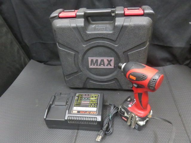 中古品 MAX マックス 14.4V 充電式インパクトドライバ PJ-ID143-B2C