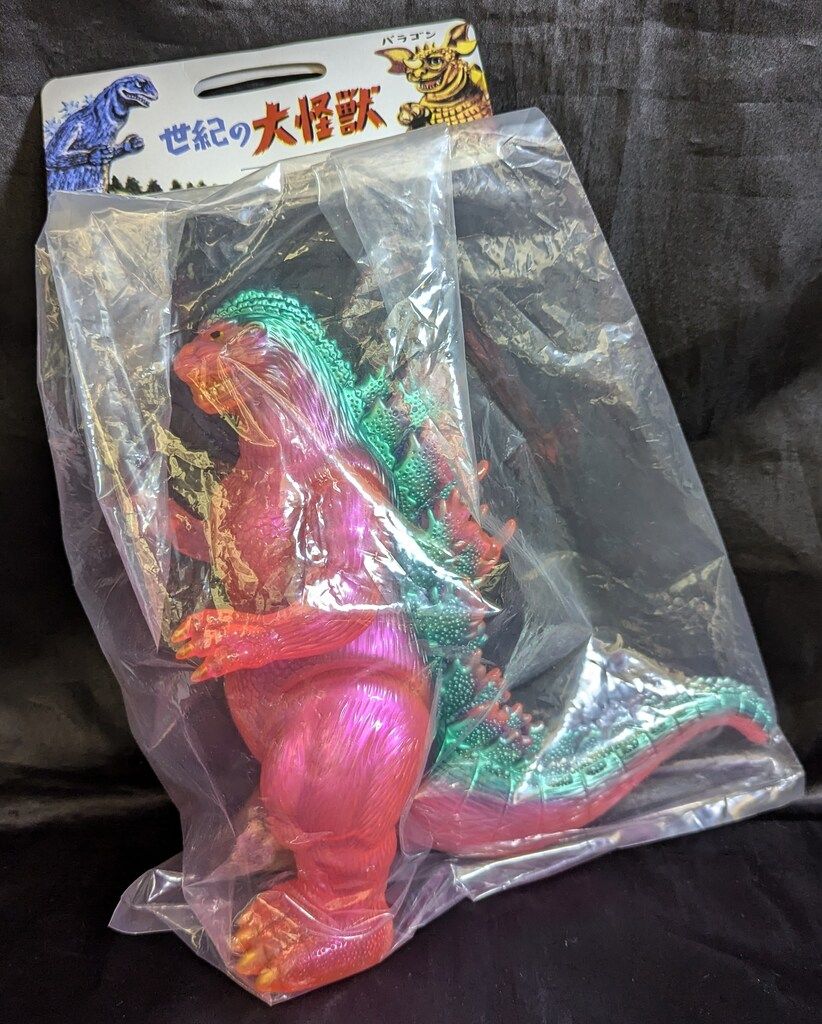 マルサン チタノザウルス 350 未塗装 クリア ピンク 新品未開封 ゴジラ