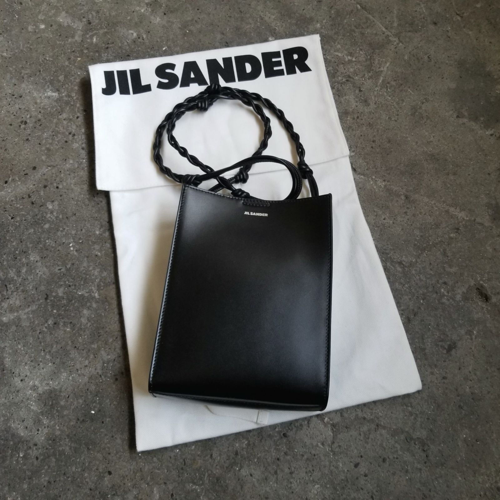 [状態B] ジルサンダー Tangle SM ブラック JIL SANDER ジルサンダー TANGLE SM ショルダーバッグ タングル