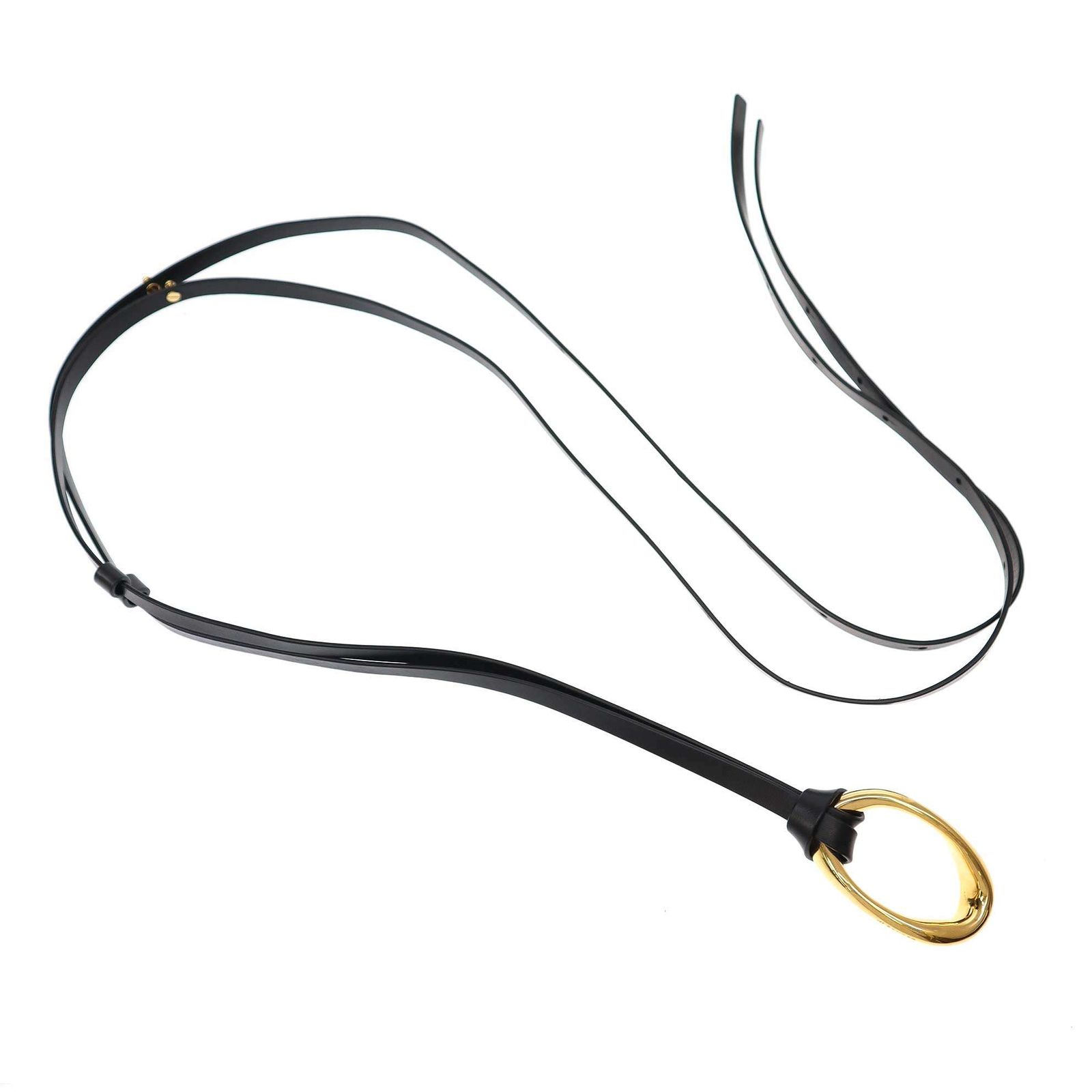 JIL SANDER ジルサンダー スモールリングバックル レザーベルト