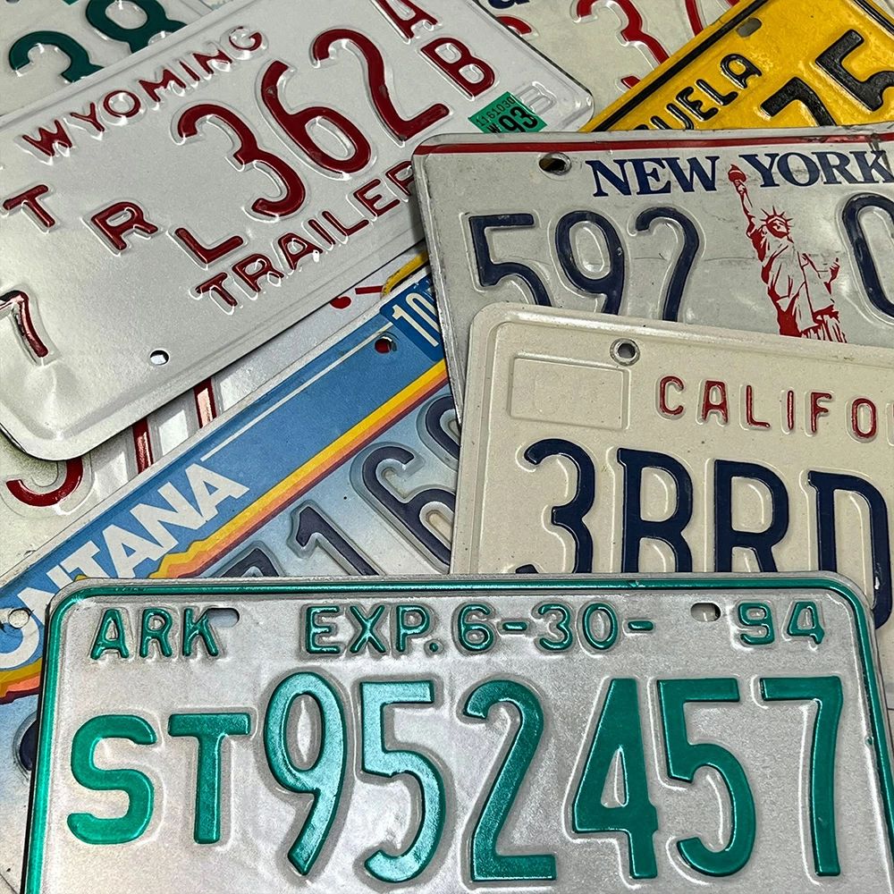 アメリカンライセンスプレート10枚セット / NEW YORK California