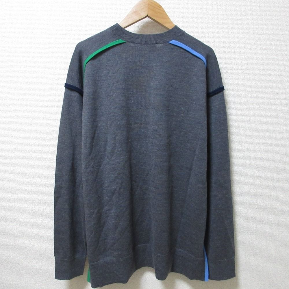 未使用 24AW ENFOLD エンフォルド KNIT PIPING PULLOVER ウール