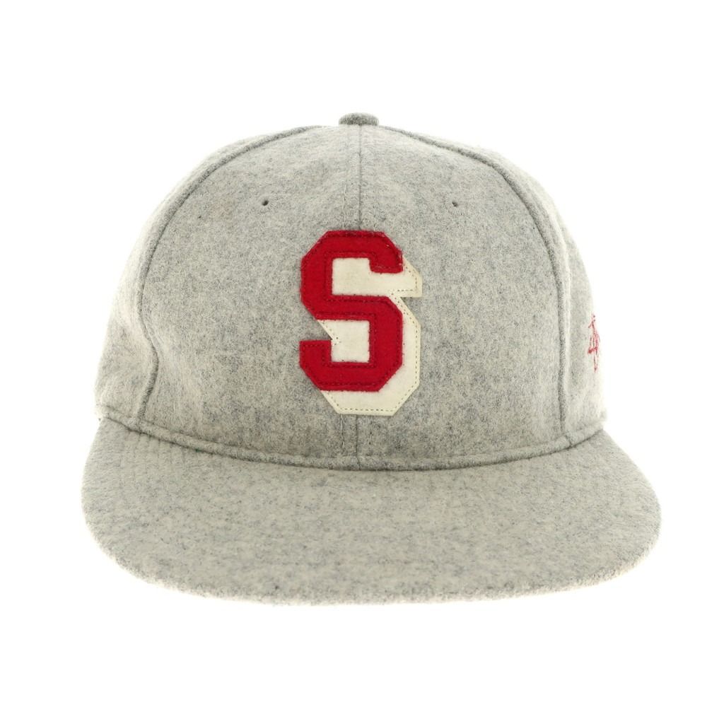 中古】ステューシー STUSSY EBBETS FIELD FLANNELS 6パネル キャップ