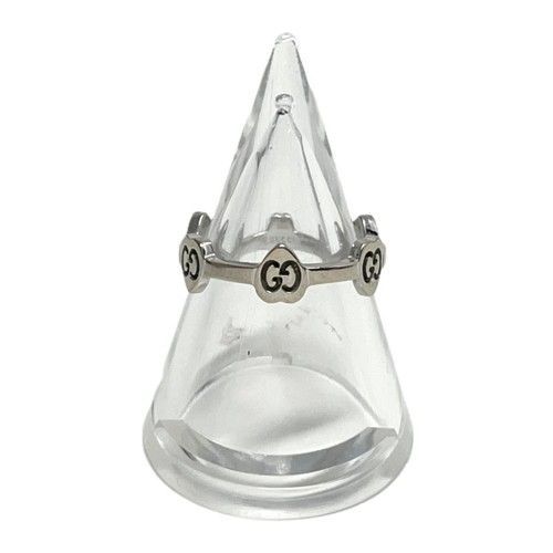 GUCCI グッチ アイコン ハート ステーション リング 750WG ＃12  