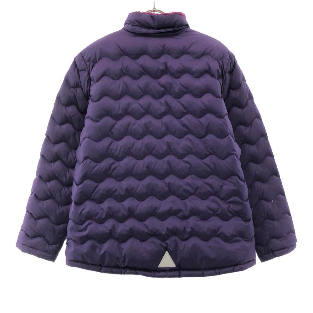 エルエルビーン ダウンジャケット XL18 パープル L.L.Bean 裏フリース 
