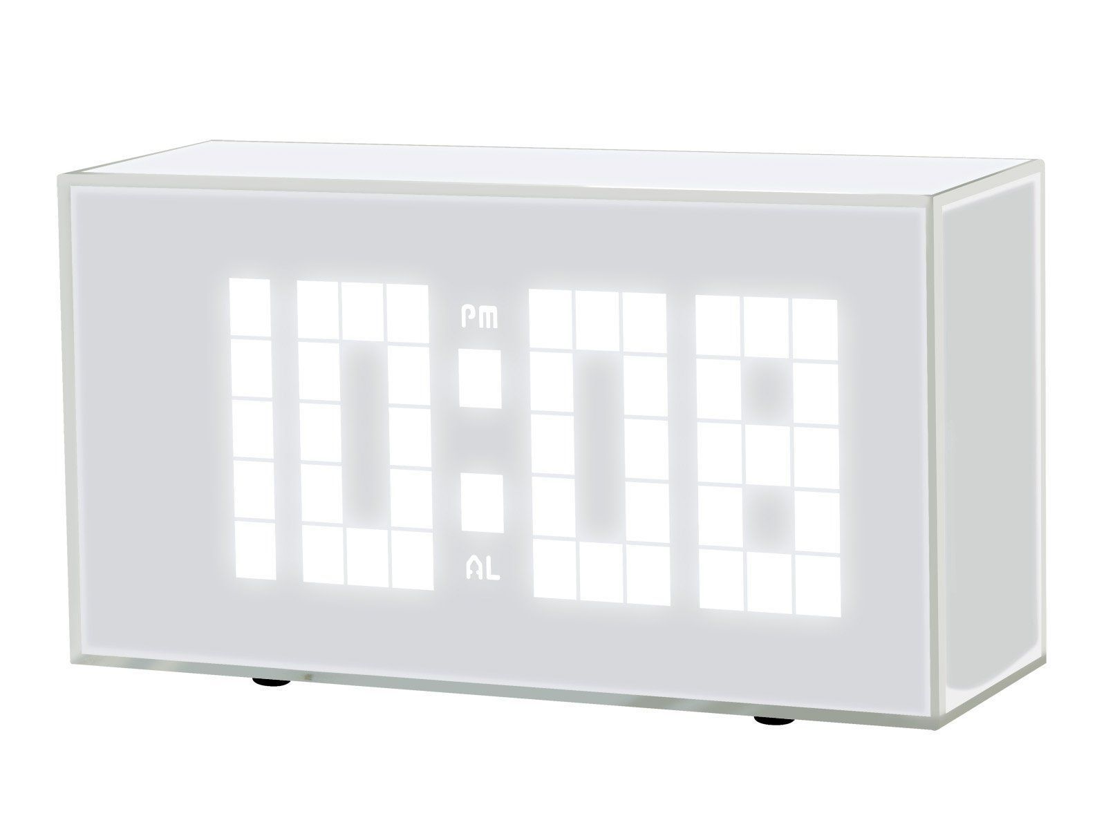 新着商品 人感センサー搭載 誠時 セイジ LEDアラームクロック 温度計機能付 Saleve サレーブ ホワイト LED-108WH