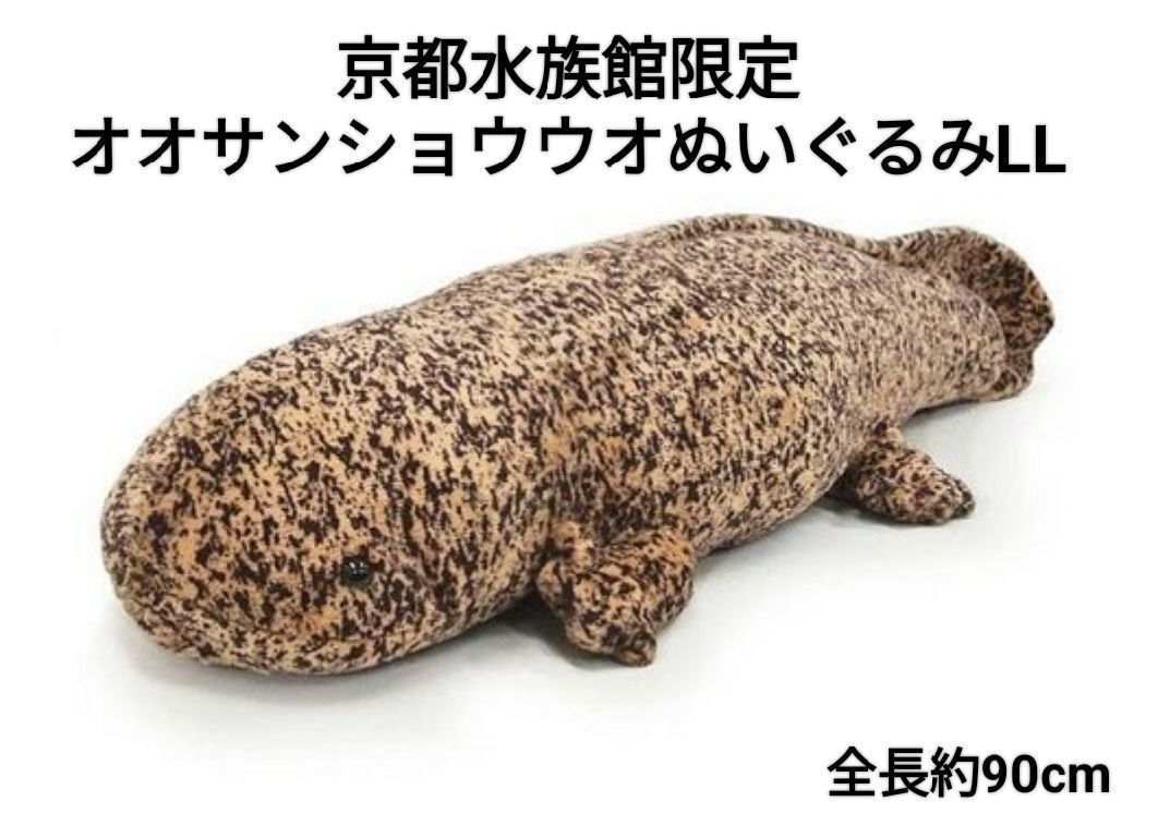 【Sランク】京都水族館限定 オオサンショウウオぬいぐるみLL