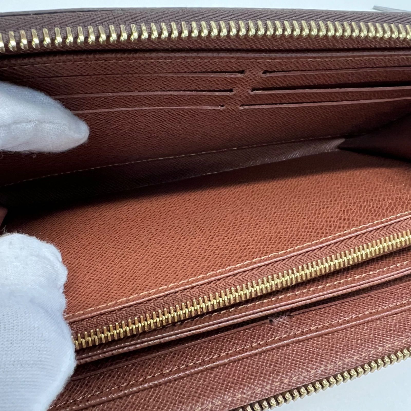 【極上美品】ルイヴィトン モノグラム ジッピーウォレット ブラウン IC搭載 ルイ・ヴィトン LOUIS VUITTON ジッピー・ウォレット M42616