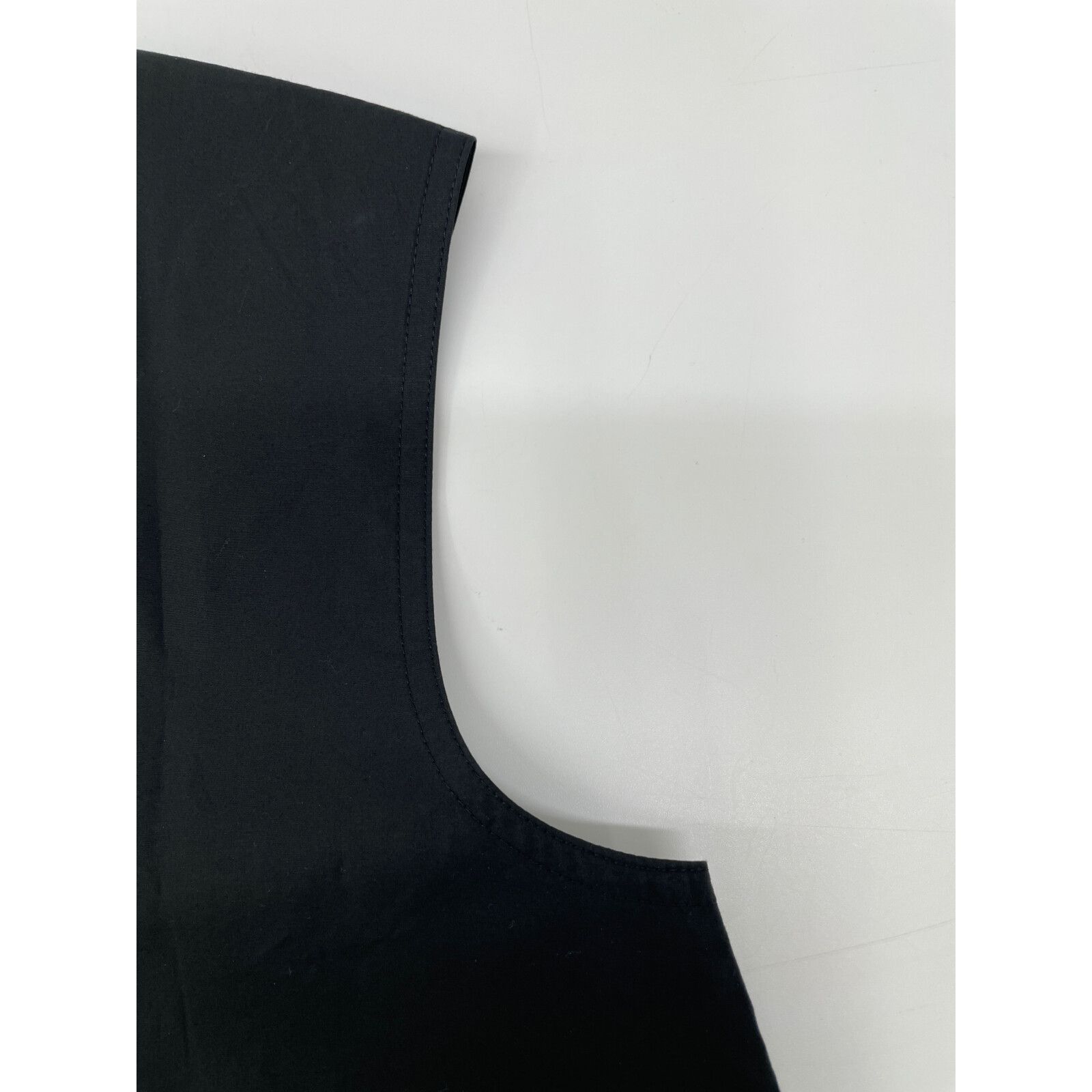 DRAWER ドゥロワー 6526-234-1392 ブラック コットン スクエアネック