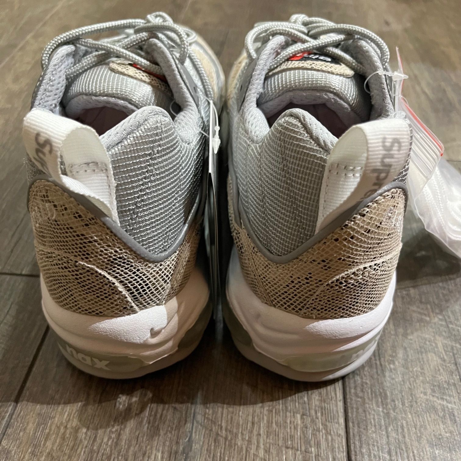 新品 国内正規 SUPREME NIKE AIR MAX 98 844694-100 コラボ スネーク 