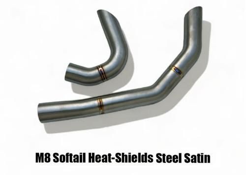 MPRDS 2in1 エキゾースト ヒートシールド サテンステンレス 2018～24年ソフテイルモデルで MPRDS 2in1 エキゾーストシステム装着車 但しFLFB|S FXBR|S FXDRSは除く