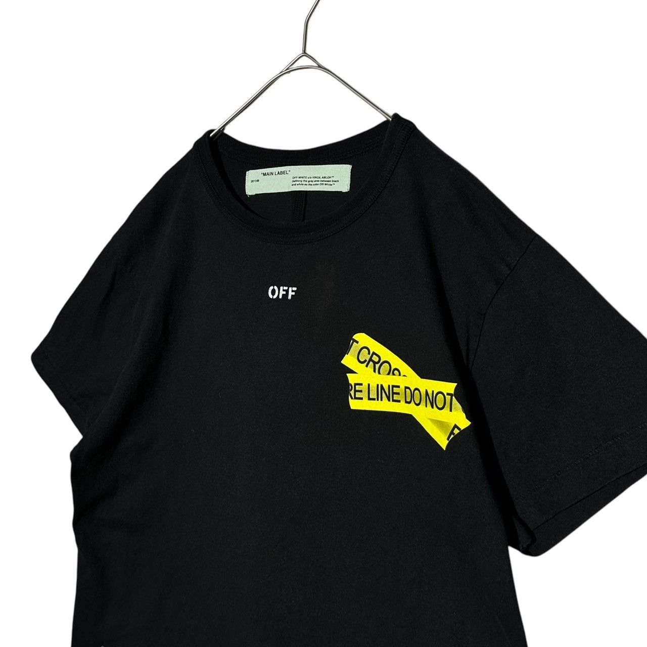 Off-White(オフホワイト) 18SS Firetape Printed Logo T-Shirt Off-White(オフホワイト) 18SS Firetape Printed Logo T-Shirt