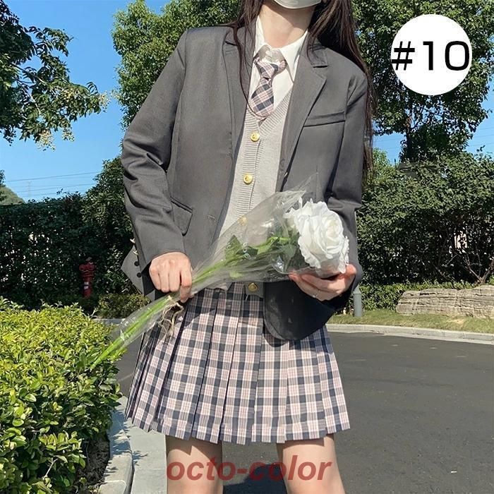 卒業式 スーツ 女の子 大きいサイズ 子供服 小学生 中学生 高校生 6点セット フォーマルスーツ チェック柄 スクールブレザー 卒業式服 卒服 YR注目の USTAUSTRALIA_COM_AU