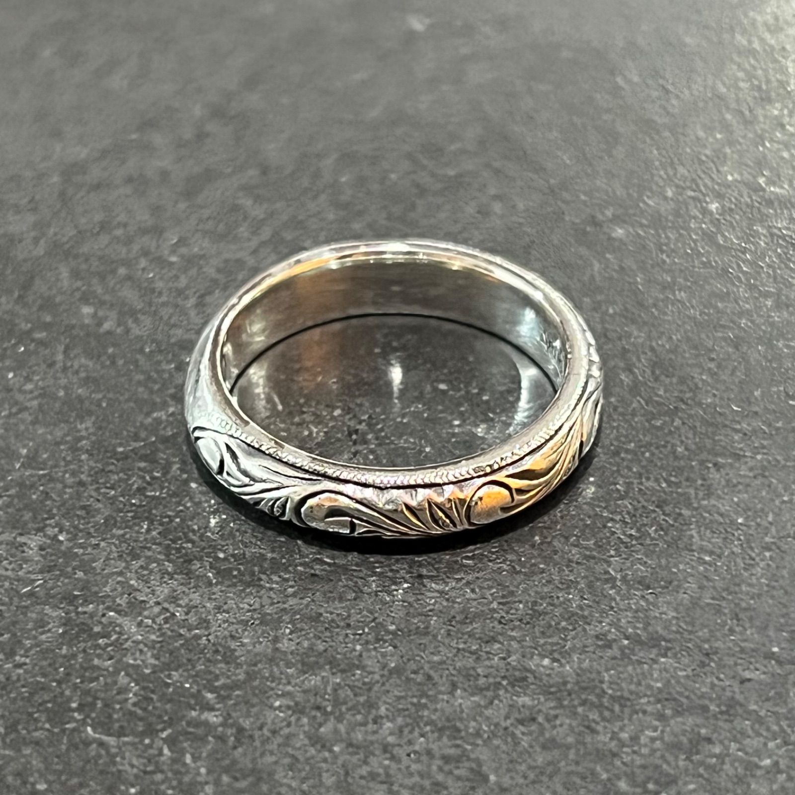 参考上代29700円 ANTIDOTE BUYERS CLUB Engraved Round Ring 