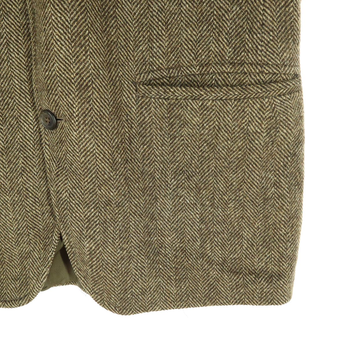 HARRIS TWEED】90s USA製 テーラードJKT ヘリンボーン柄 90年代 USA製 