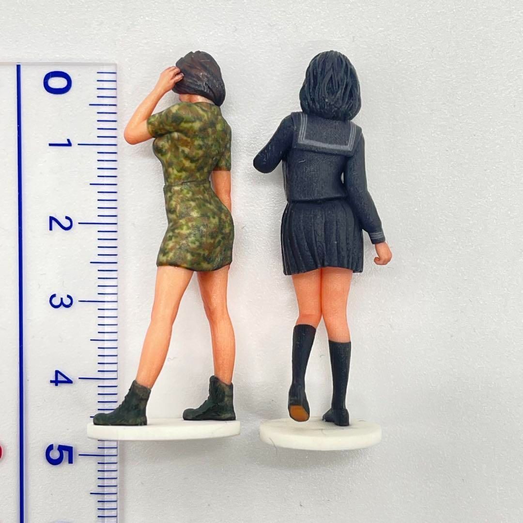 1/35 JOY18 JK1 フィギュア2体　台付　完成品　1/64より大 1/35 JOY18 JK1 フィギュア2体 台付 完成品 リアルフィギュア