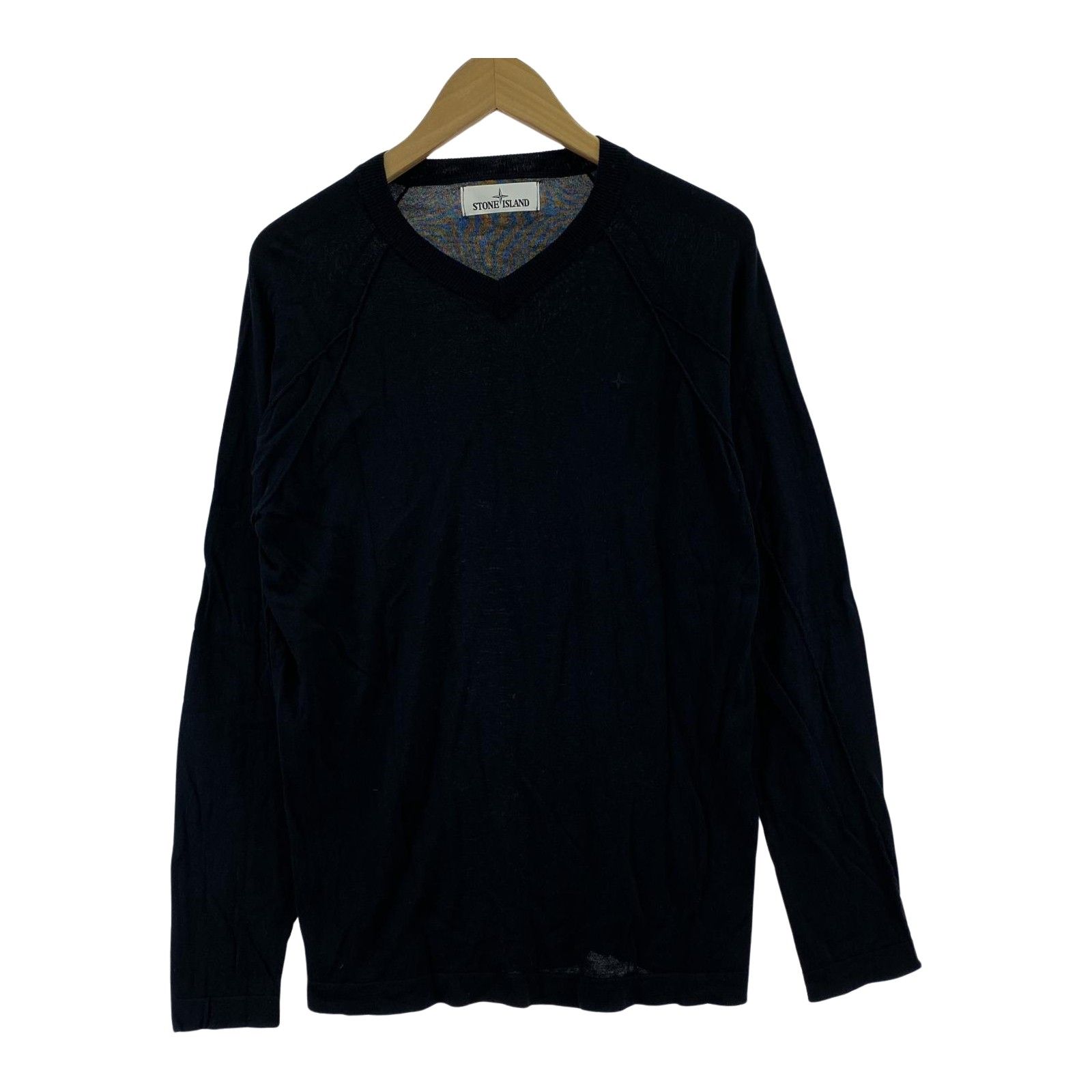 【新品正規品】STONE  ブラックニット　XL STONE ISLAND ニット ブラック L - メルカリ