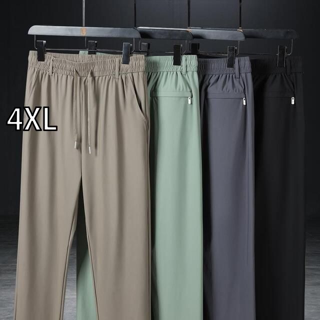 [4XL]メンズ ファッション 服 男性用 オシャレ シンプル 大人 かっこいい ストリート  スポーツ パンツ ズボン 履物 速乾 クール 伸縮性 ストレッチ ストレッチ スウェット 