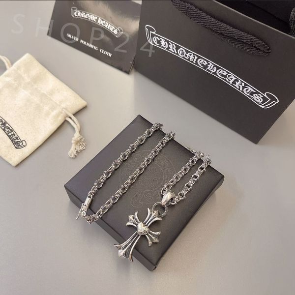 新品未使用 CHROME HEARTS クロムハーツ ネックレス 男女兼用 - メルカリ