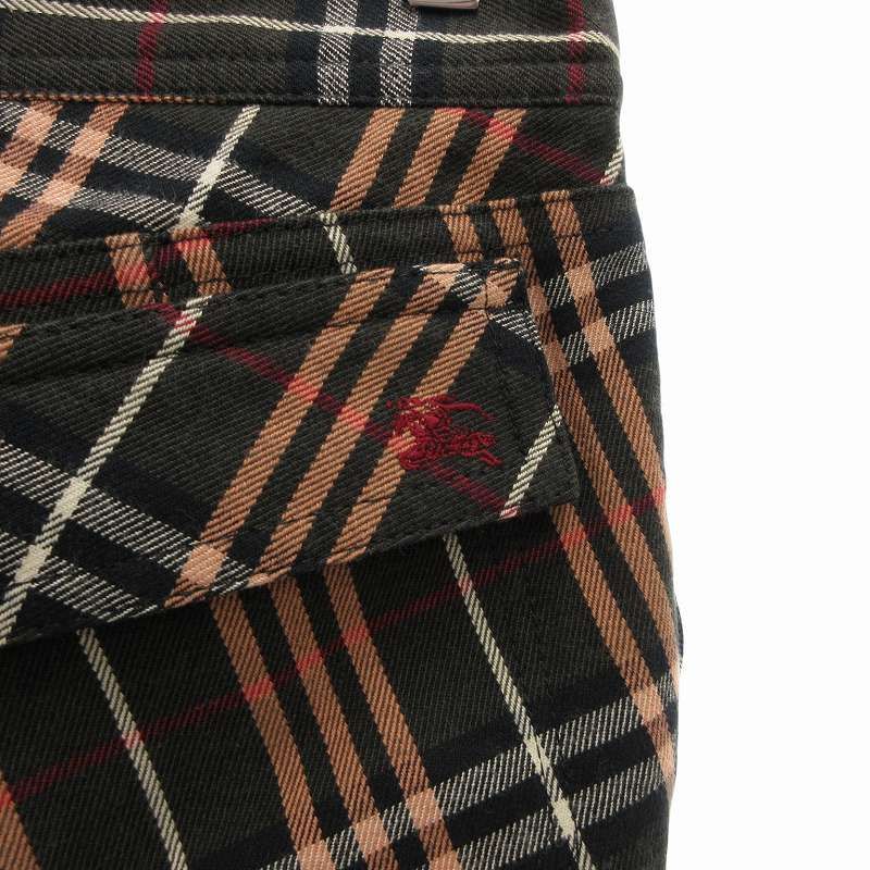 BLUE LABEL 　チェック上下 バーバリーブルーレーベル BURBERRY BLUE LABEL クロップド