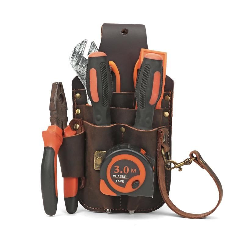 ☘️TOURBON 腰袋 3段 作業用 ウエストバッグ 電工 工具入れ ポケット Amazon | TOURBON 腰袋 3段 作業用 ウエストバッグ 電工 工具入れ 多数