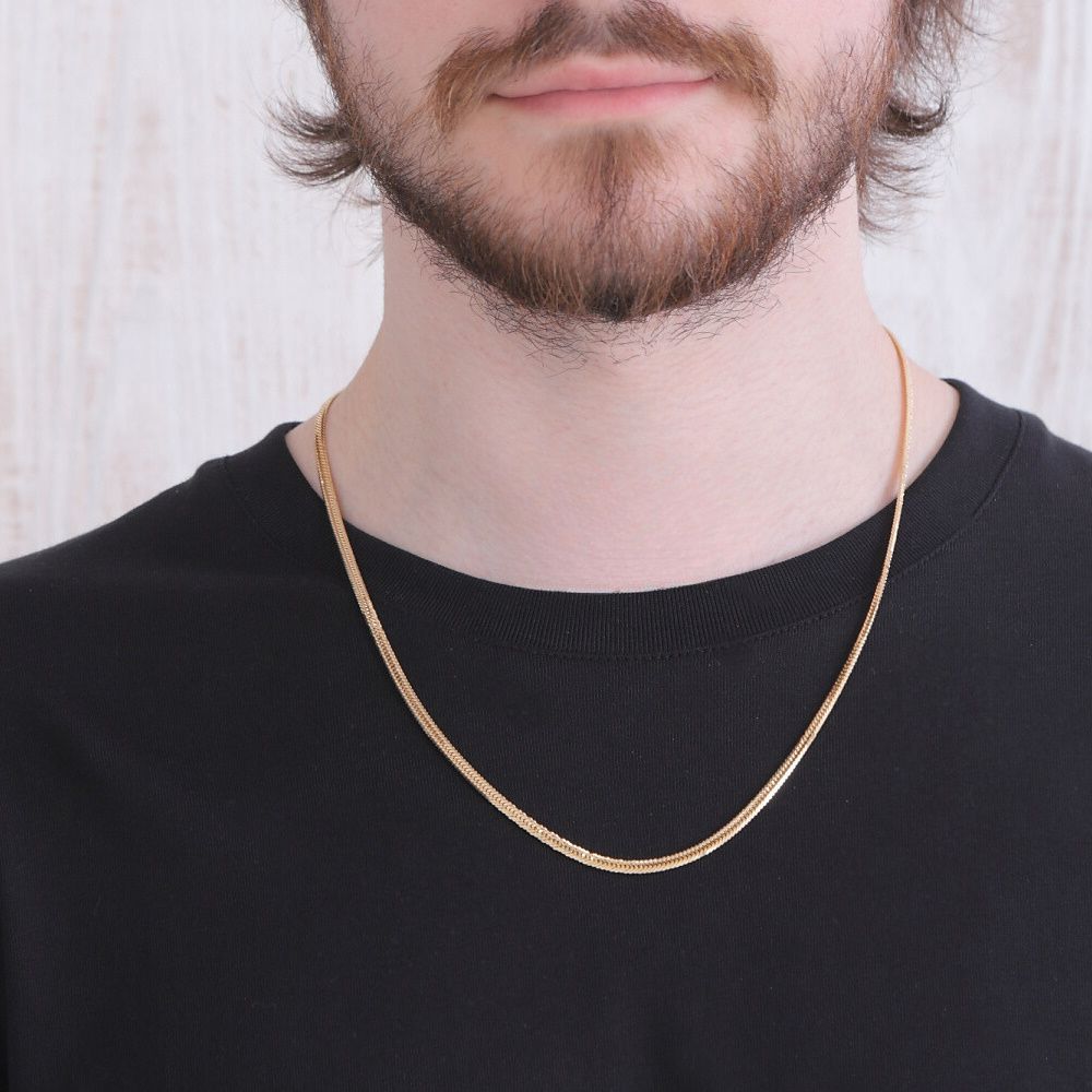 18金 喜平ネックレス 12面トリプル 13g 55cm メンズ レディース