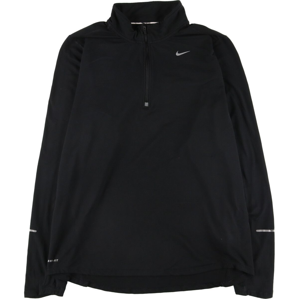 古着 ナイキ NIKE DRI-FIT ハーフジップ ロングTシャツ ロンT メンズL/eaa454082