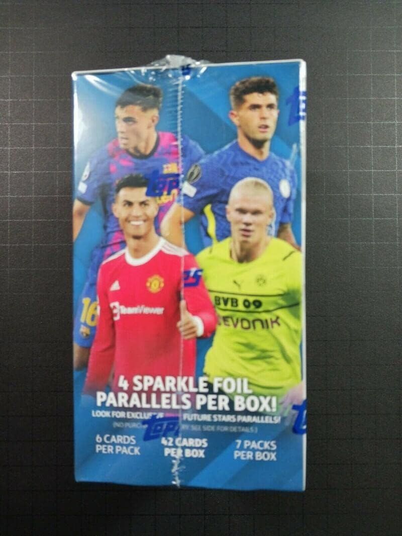 2021-22 Topps UEFA Champions League Collection Soccer Card Blaster Box トップス チャンピオンズ リーグ コレクション サッカー カード ブラスターボックス [並行輸入品] 