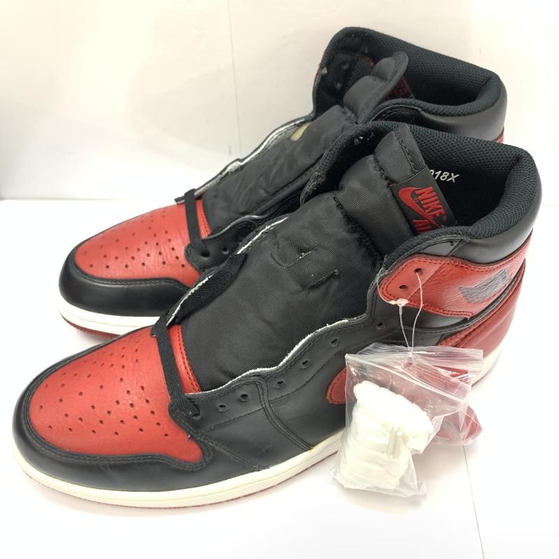 NIKE AIR JORDAN 1 RETRO HIGH OG BRED 30.0cm 555088-001 ナイキ 92