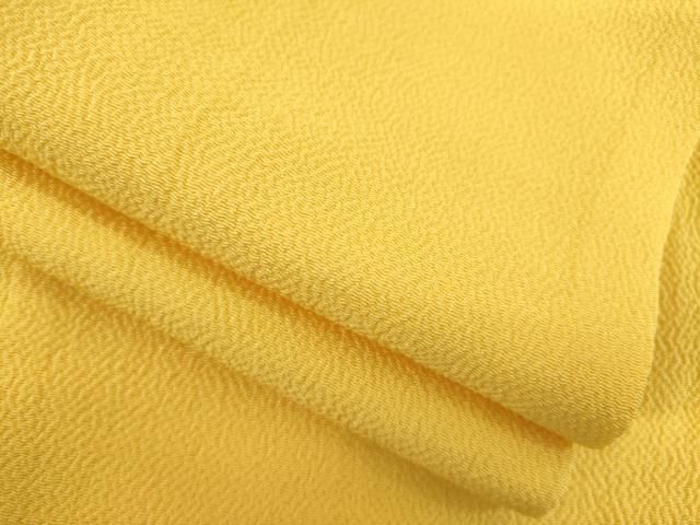 平和屋着物○小振袖 二尺袖 色無地 小吹色 正絹 逸品