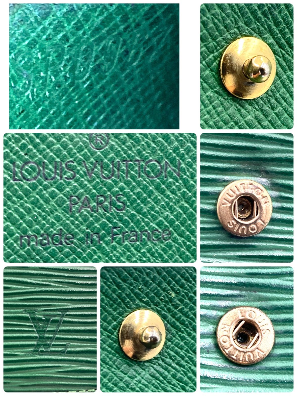 美品 LOUIS VUITTON エピ ポルトモネビエ カルトクレディ グリーン ルイ ヴィトン エピ ポルト モネ ビエ カルト クレディ グリーン