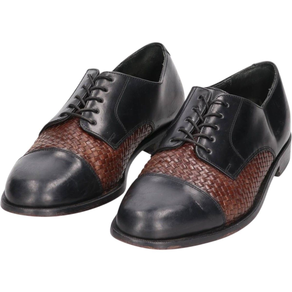 古着 コールハーン COLEHAAN 編み込み ストレートチップシューズ 9 1|2D メンズ27.5cm相当|saa013884