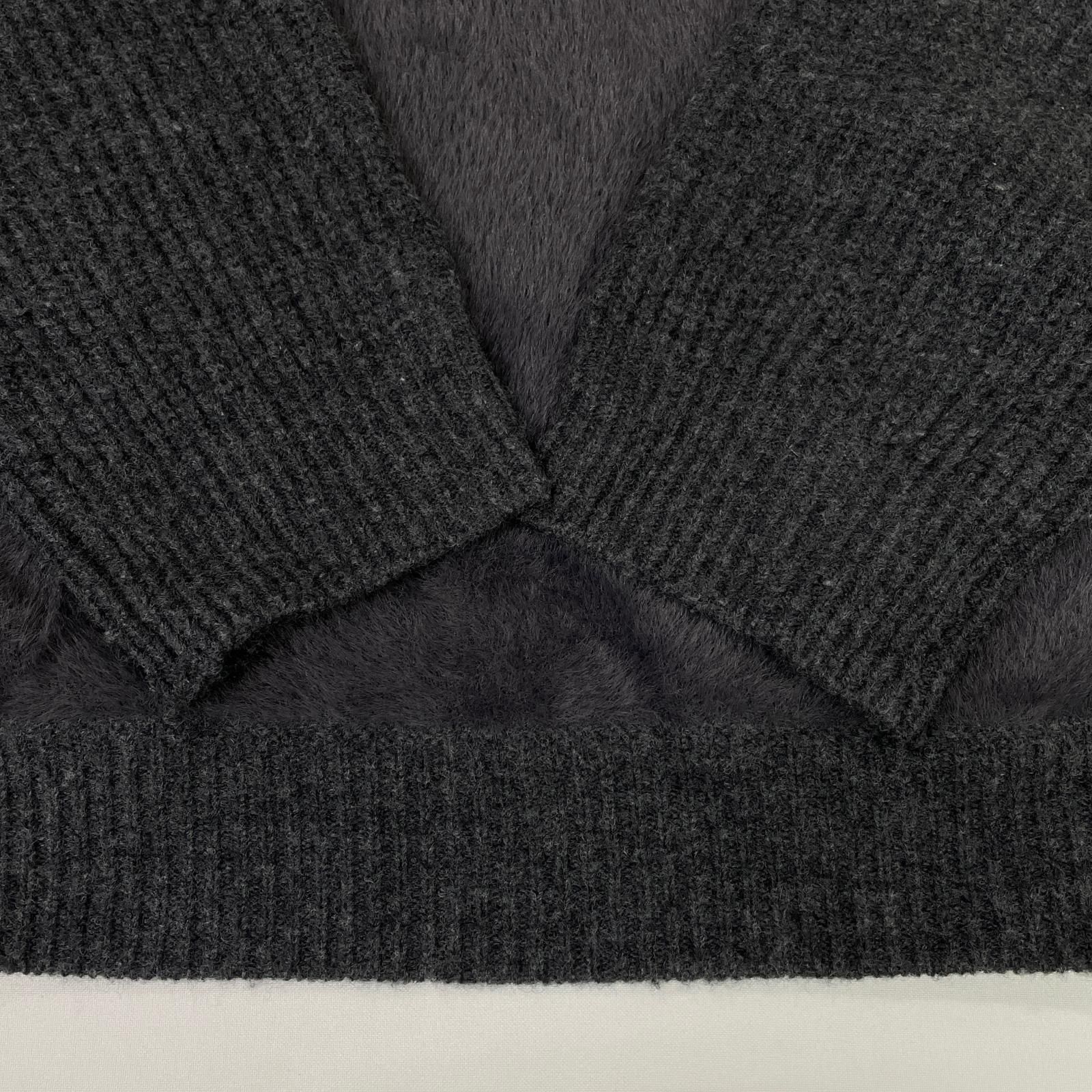 長袖 クルーネック