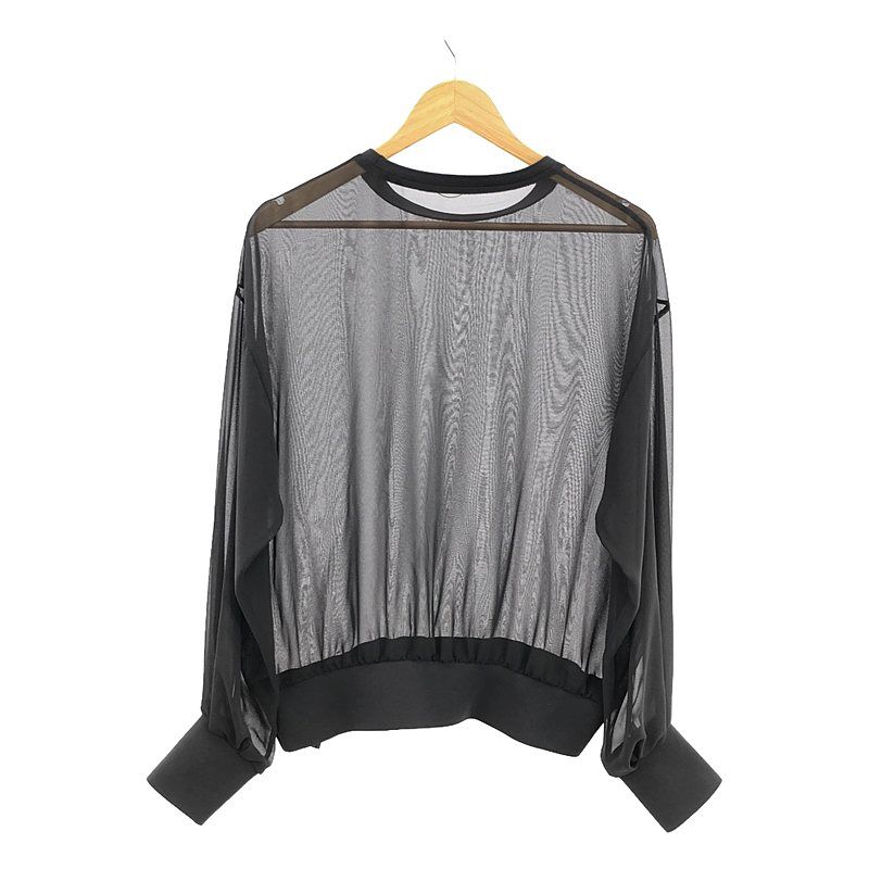 L'APPARTEMENT シアーブラウス グレー 美品】 L'Appartement / アパルトモン | 2024SS | Sheer Blouse