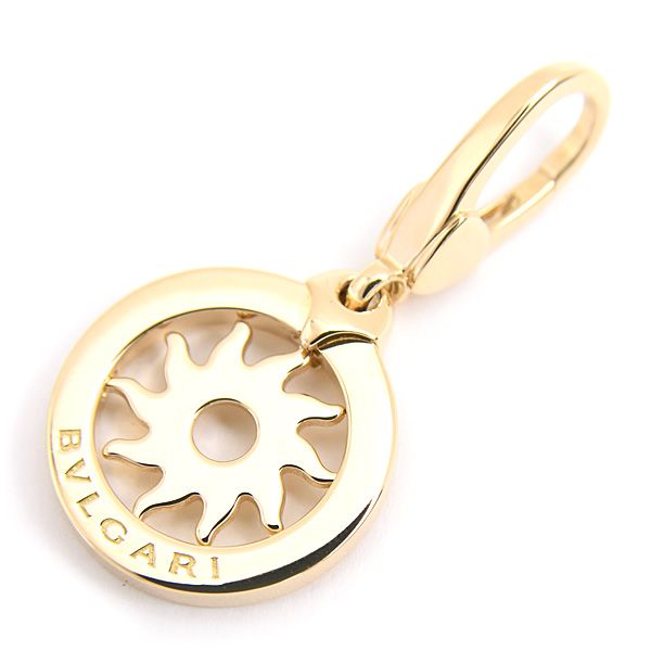 ブルガリ ペンダント レディース トンドサン ペンダントトップ チャーム イエローゴールド 750YG BVLGARI