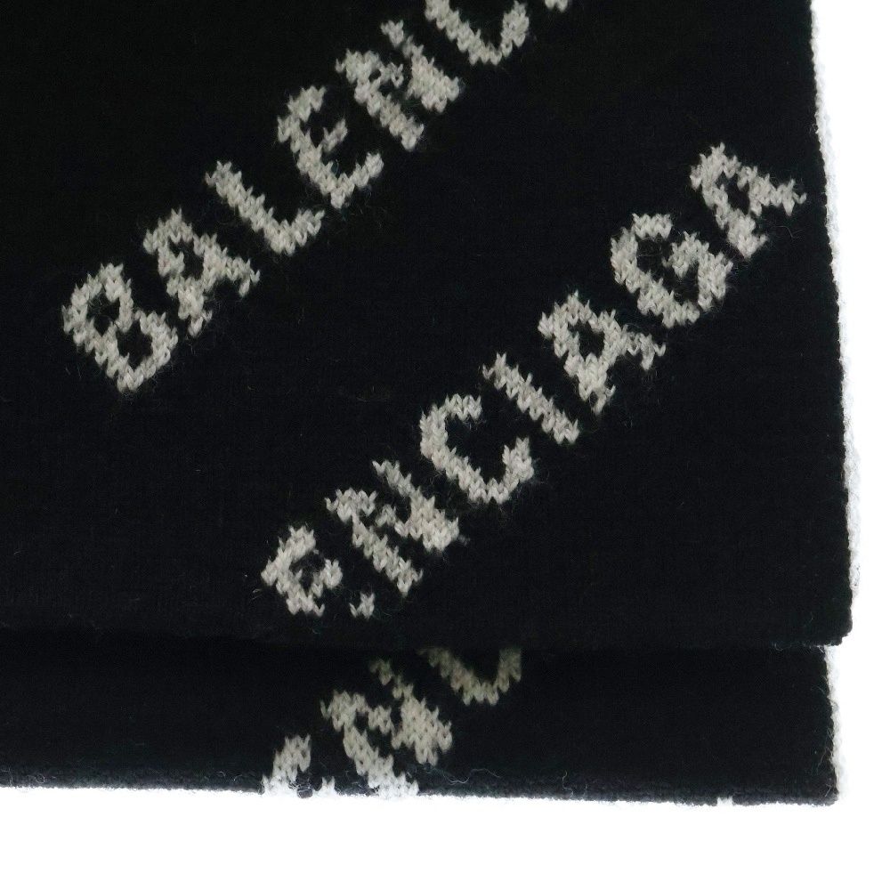 BALENCIAGA (バレンシアガ) オールオーバーロゴマフラー 719583