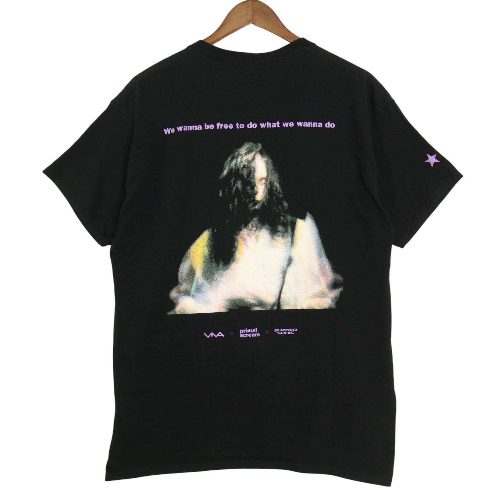 Primal Scream × SUMMER SONIC × VIVA プライマルスクリーム サマーソニック ビバ クルーネック Tシャツ 半袖  カットソー バンT 表記サイズL 【2410】 - メルカリ