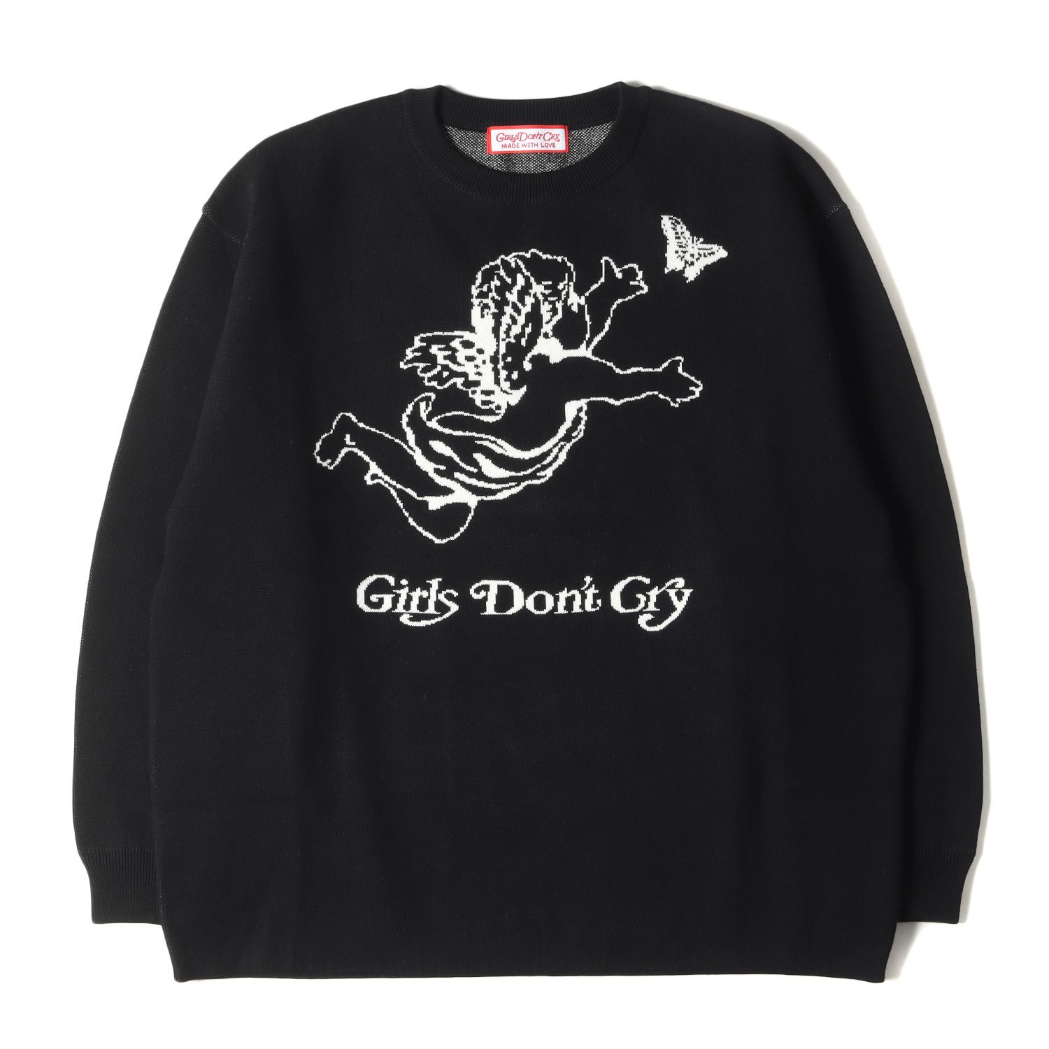 新品 Girls Dont Cry ガールズ ドント クライ ニット サイズ:L 22AW  