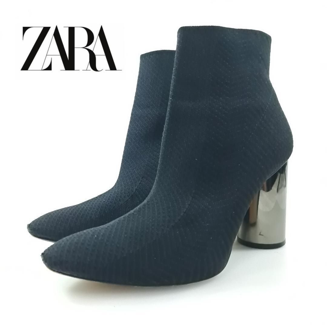 ZARA ザラ ショートブーツ ハイソックスブーツ ZARA ザラ ショートブーツ ハイソックスブーツ