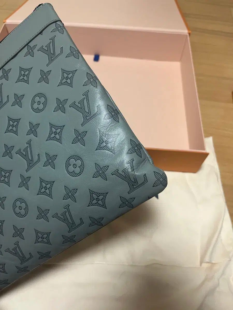 Louis Vuitton ルイヴィトン ポシェット シャドー グレー クラッチ