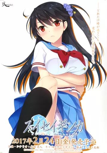 【非売品】スイセイギンカ キービジュアル B2 サイズ ポスター 中古】ポスター B2販促ポスター 星井青香 「スイセイギンカ